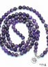 Amethyst Mala Beads 108 Lotus Necklace